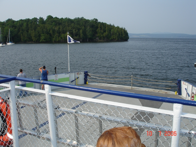Essex, état de New York : fenêtre sur le lac Champlain