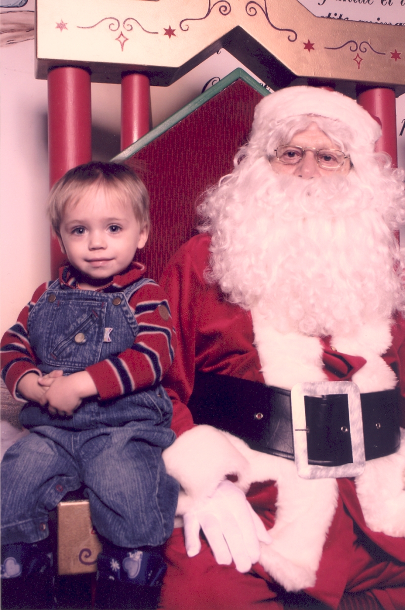 Félix chez la Père Noël en 2006