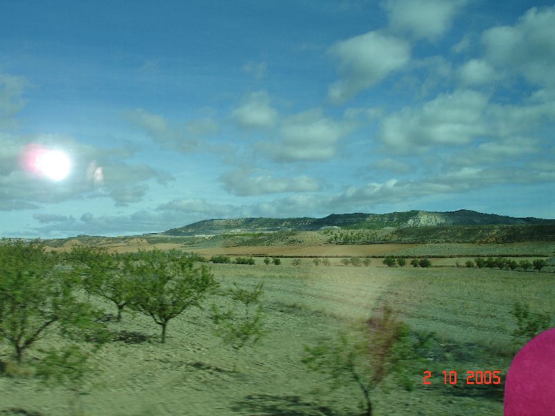 En route pour Zaragoza : une longue matinée en car!