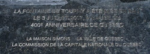 La fontaine de Tourny devant le Parlement du Québec