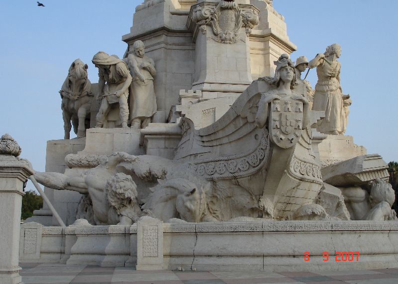 Monument érigé en l’honneur du marquis de Pombal, Lisbonne, Portugal