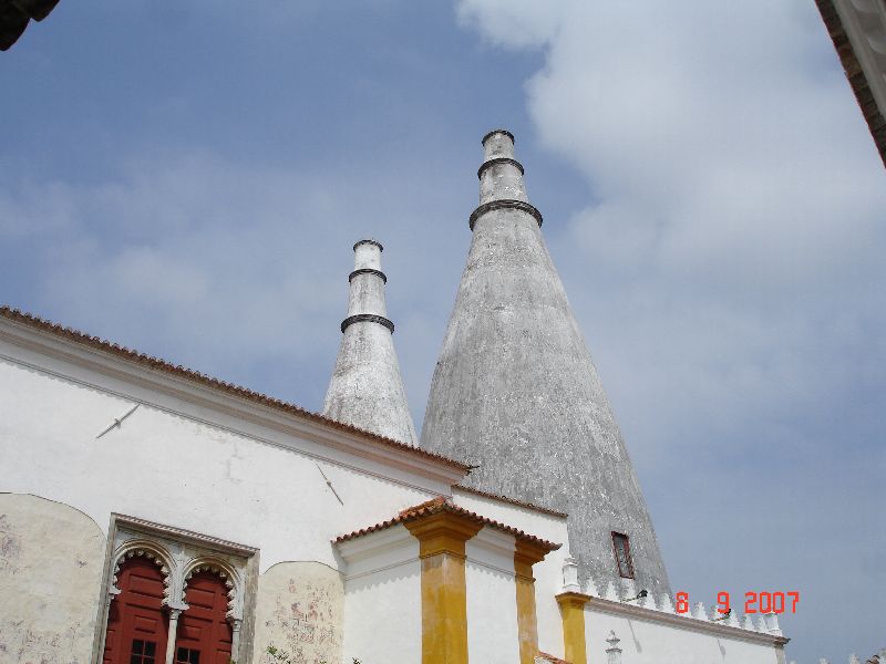 Cheminées du Palácio Nacional de Sintra, Portugal