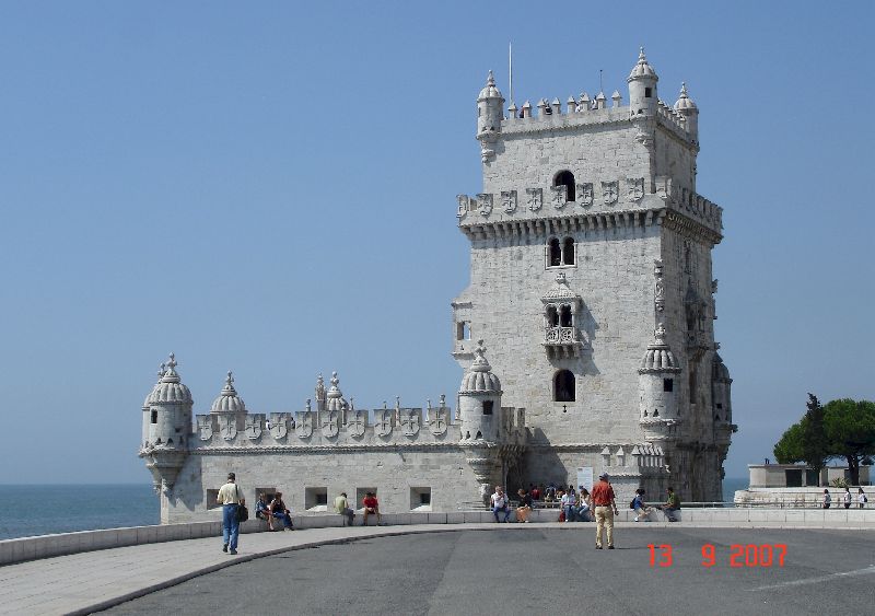 La célèbre Torre de Belém, le symbole de Lisbonne au Portugal