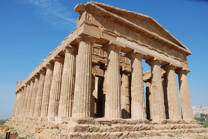 Temple de la concorde, Vallée des temples, Agrigente, Italie