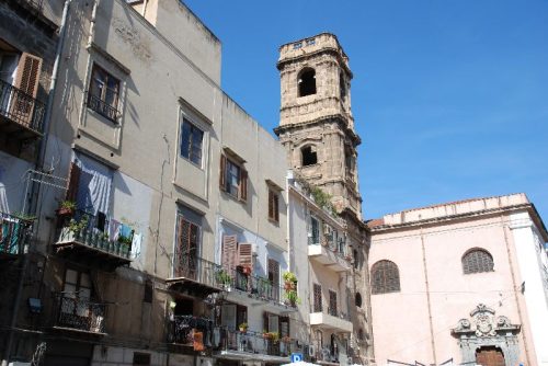 Église Saint-Dominique,Palerme, Sicile, Italie