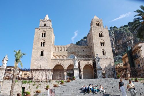 La cathédrale de Cefalù, Sicile, Italie