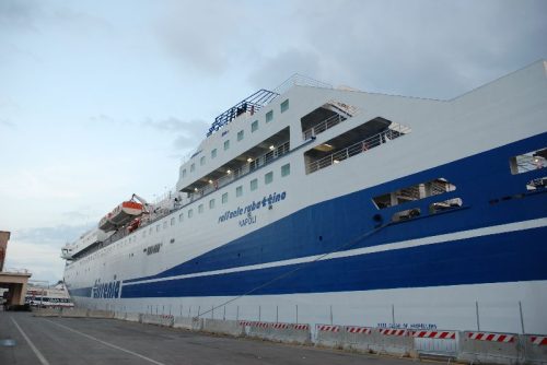 Le Raffaele rubattino, port de Palerme, Sicile, Italie