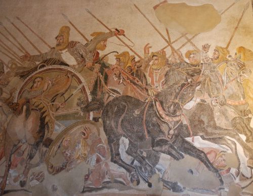 La bataille d’Alexandre le Grand, Musée archéologique national de Naples, Italie