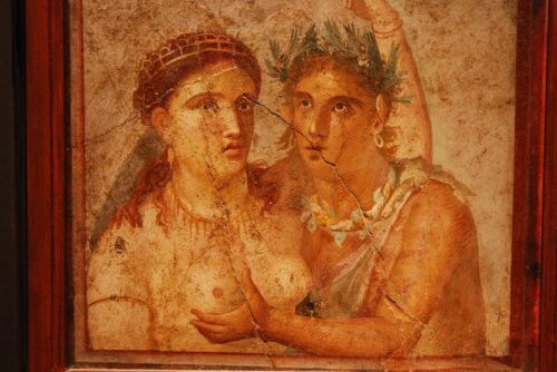 Œuvre du Cabinet secret, Musée archéologique national de Naples, Italie