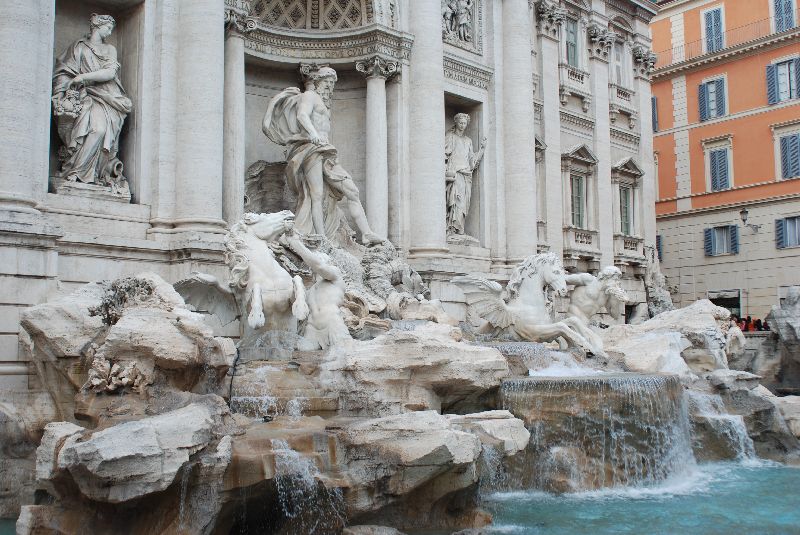 La fontaine de Trevi, Rome, Italie