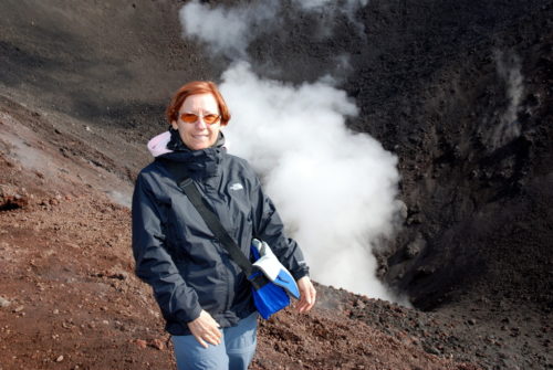10 octobre 2008... lors de l'ascension du volcan Etna en Sicile.
