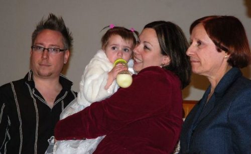 10 janvier 2010... baptême de Chloé