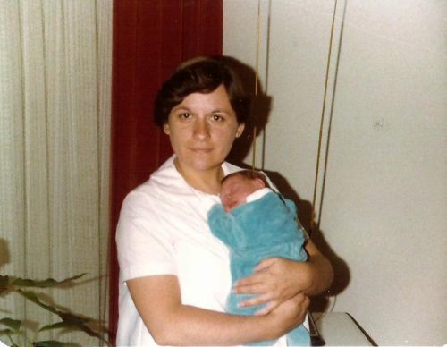Juillet 1979... Céline est maman!
