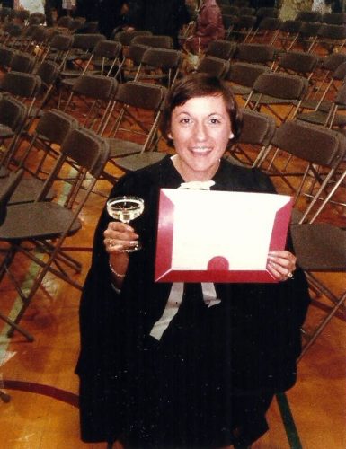 Juin 1984... graduation à la maîtrise