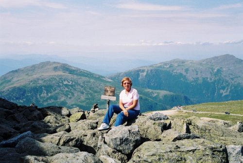 Céline, à la mi-août 2003, dans les White Mountains au New Hampshire...