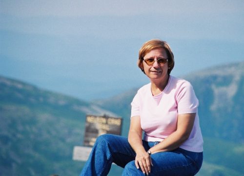 Céline, à la mi-août 2003, dans les White Mountains au New Hampshire...