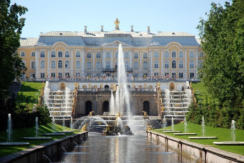 Grand palais de Peterhof, Peterhof, Russie