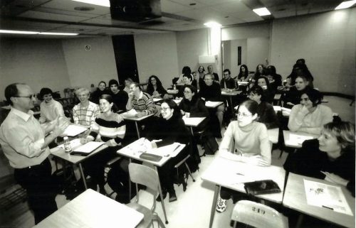 Classe de journalisme avec Jocelyn Coulon, 2001