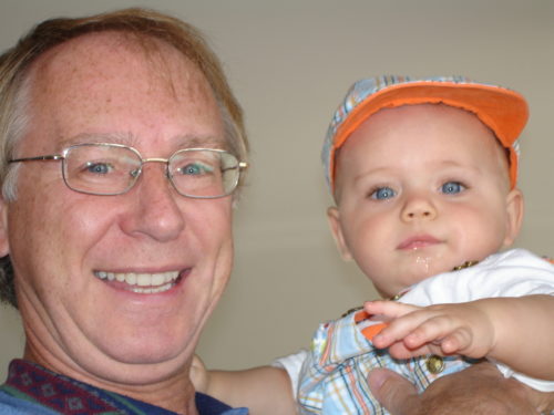 Nous voici, Félix et moi en septembre 2005