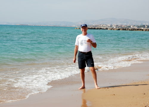 15 octobre 2008, pique-nique sur la plage à Agrigente en Sicile!