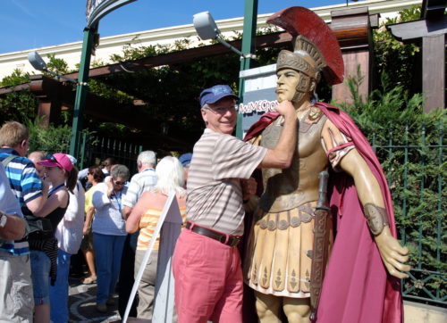 Le 21 octobre 2008, tout juste avant de nous rendre à Pompéi!
