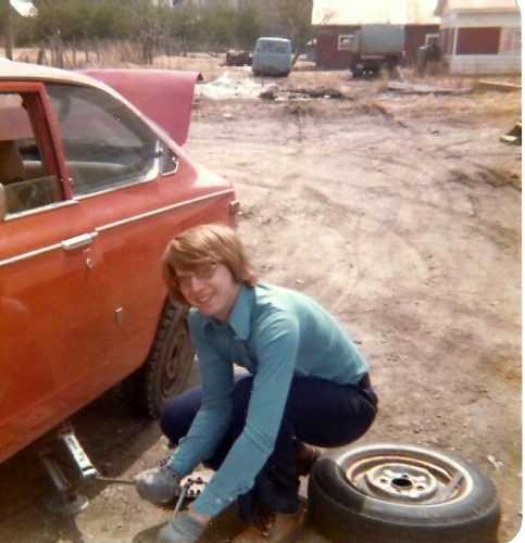 1973-1974 ma première voiture, ma première crevaison