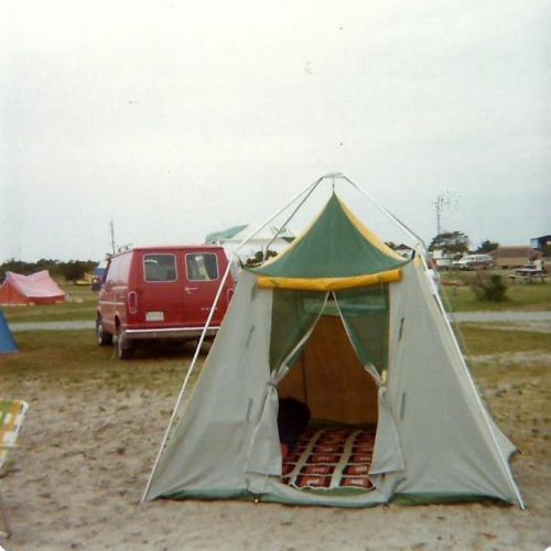Camping en 1976