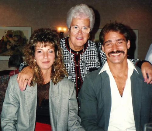 Johanne Damphousse, Lucille Bourque et mon frère Daniel.