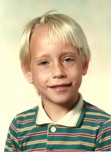 Octobre 1985, Marc-André est en première année!