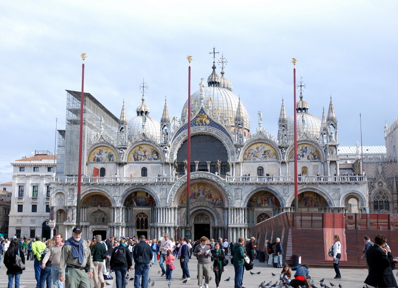 La basilique Saint-Marc, place Saint-Marc, Venise, Italie