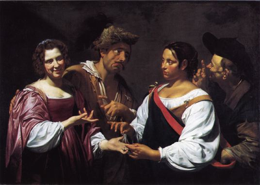 La Diseuse de bonne aventure, Simon Vouet