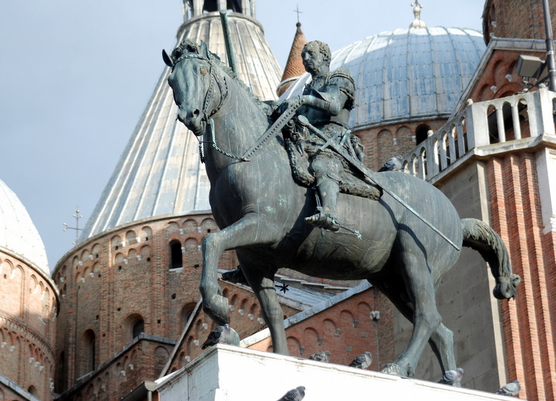 Il Gattamelata, une sculpture de Donatello, Padoue, Italie