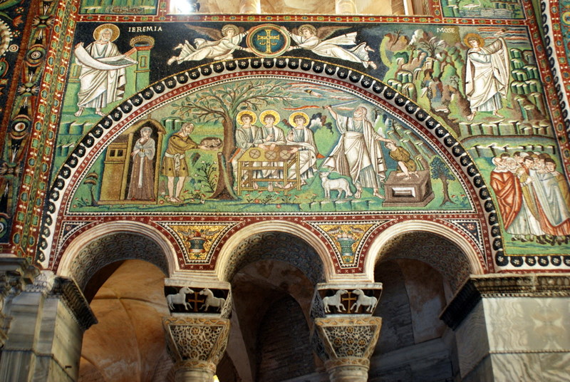 Mosaïque, basilique San Vitale, Ravenne, Italie