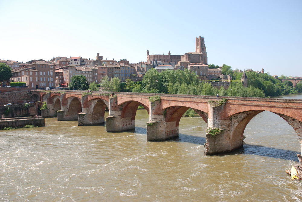 Le Pont-Vieux et la cathédrale Sainte-Cécile, Albi, France