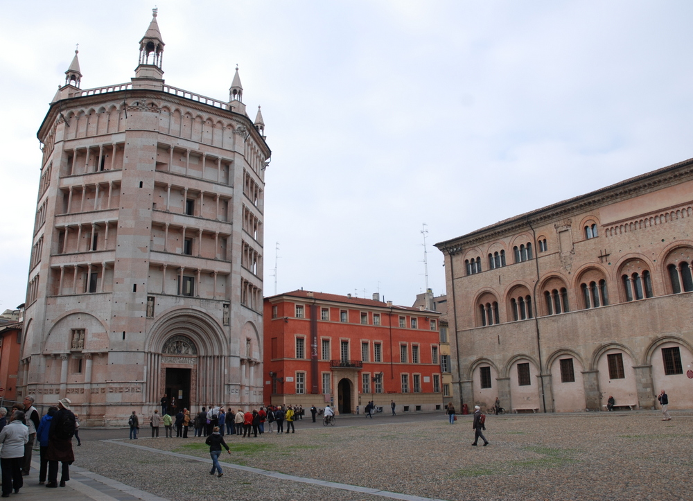 Piazza del Duomo, Parme, Émilie-Romagne, Italie