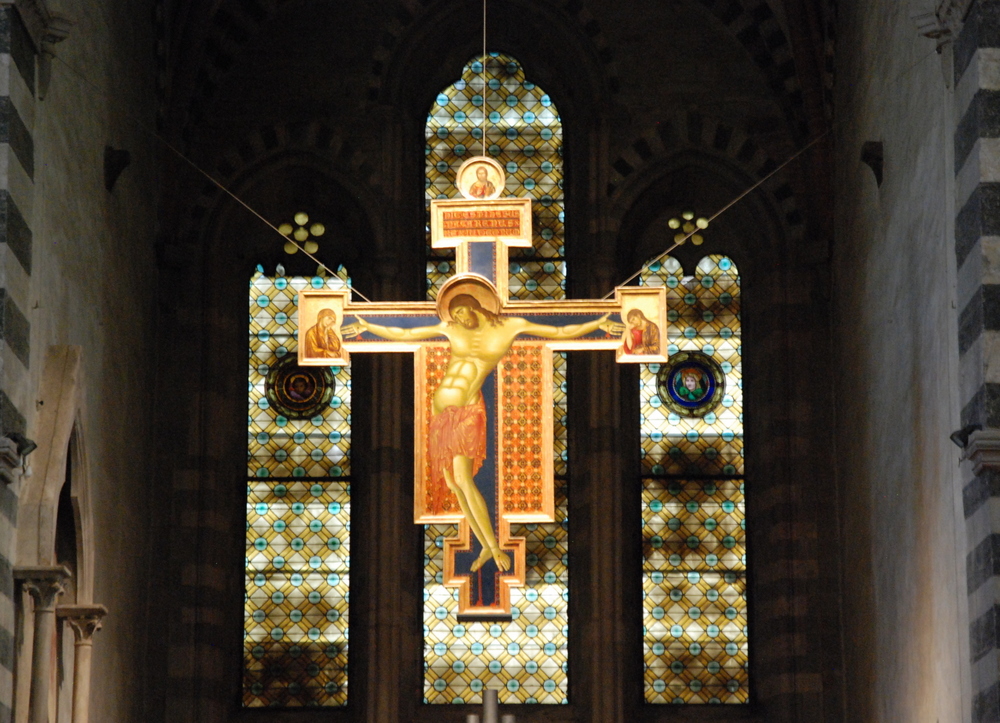 Le Christ crucifié de Cimabue, Areszzo, Toscane, Italie