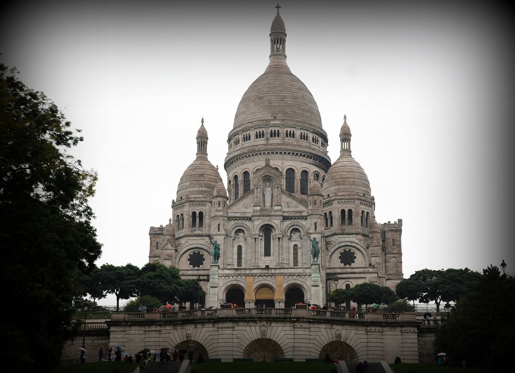 Basilique du Sacré-Cœur, Paris, France.