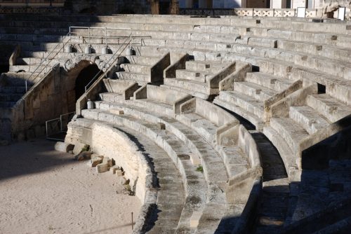 Amphithéâtre romain, Lecce, Pouilles, Italie