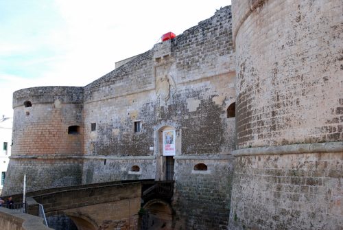 Château aragonais, Otrante, Pouilles, Italie