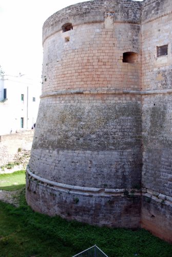 Château aragonais, Otrante, Pouilles, Italie