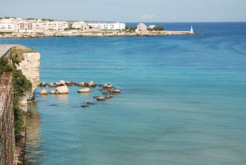 Bord de mer, Otrante, Pouilles, Italie
