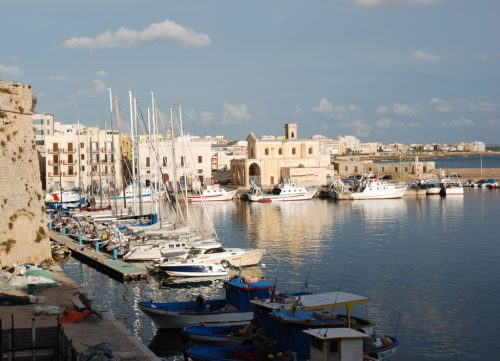 Port de Gallipoli, Pouilles, Italie