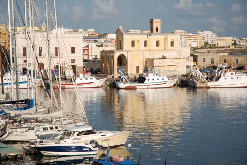Port de Gallipoli, Pouilles, Italie