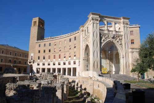 Amphithéâtre romain, Lecce, Pouilles, Italie