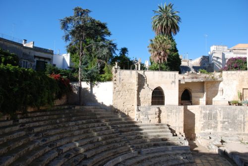 Théâtre romain, Lecce, Pouilles, Italie