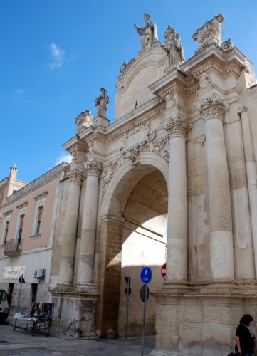 Porta Rudiae, Lecce, Pouilles, Italie