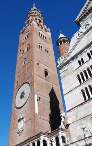 Campanile de la cathédrale de Crémone, Lombardie, Italie