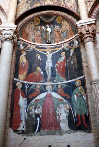 Baptistère de la cathédrale de Parme, Émilie-Romagne, Italie