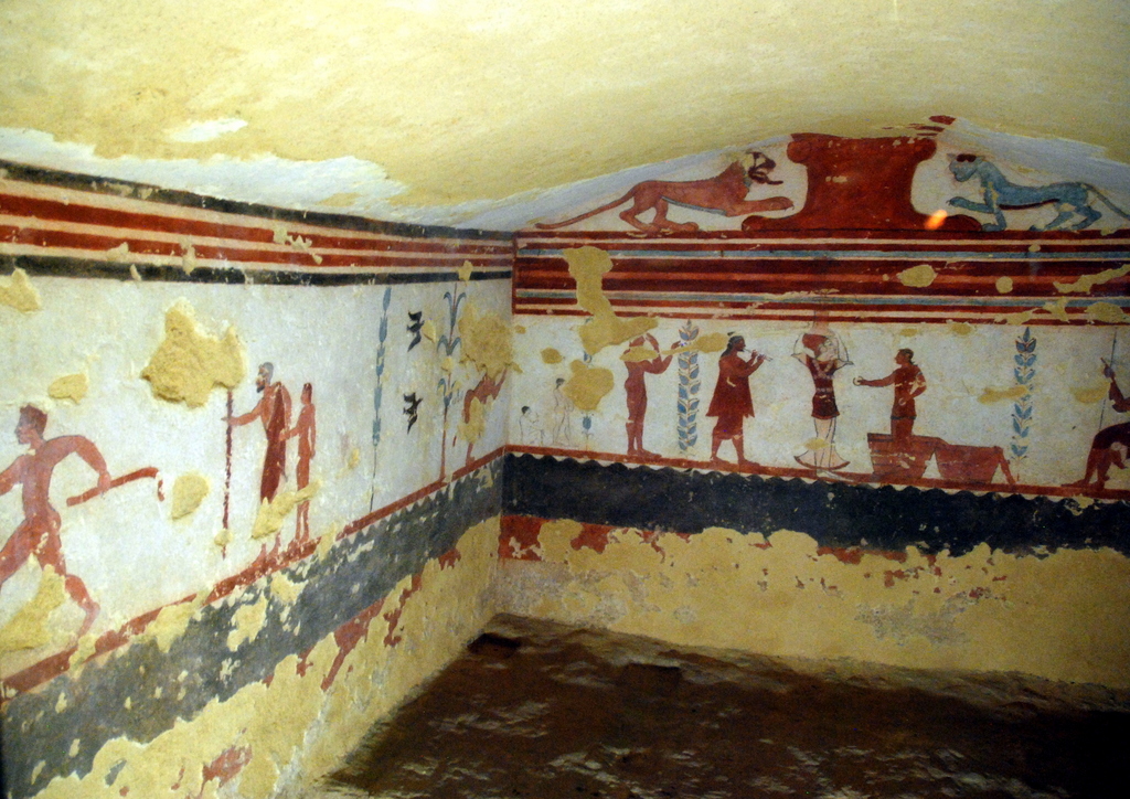 Nécropole étrusque de Monterozzi, Tarquinia, Latium, Italie