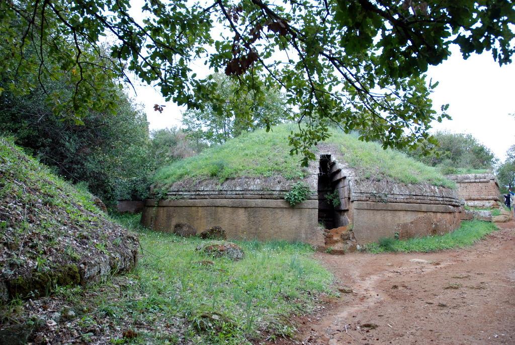 "Nécropole di Banditaccia, Cerveteri, Latium, Italie.